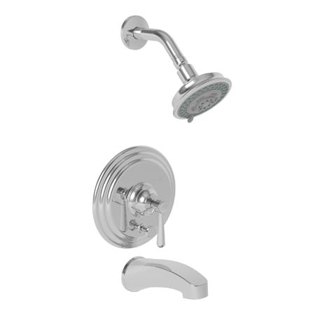 Newport Brass Tub and Shower Trim Set, Polished Chrome, Wall 3-1662BP/26